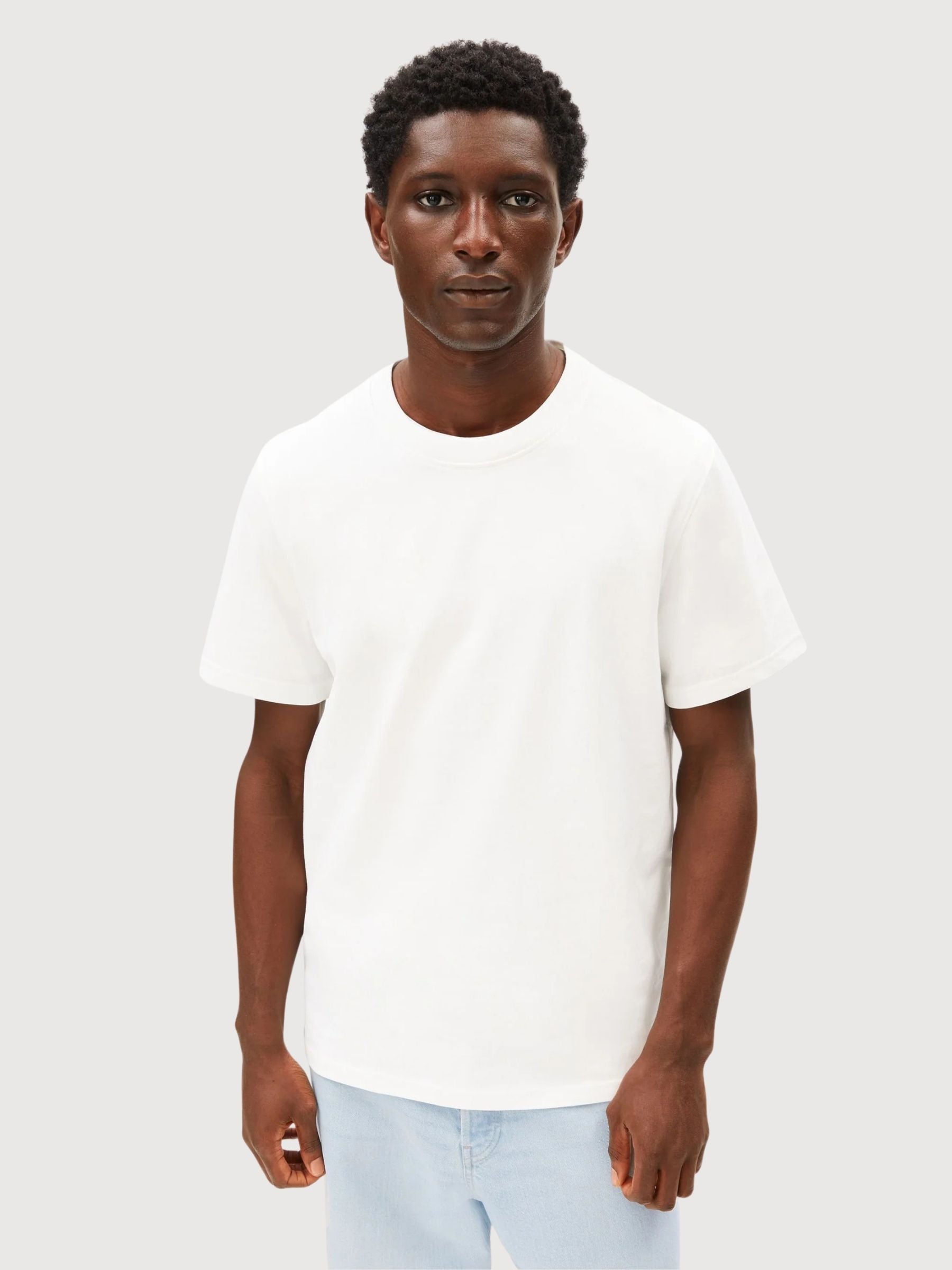 Mid Weight T-Shirt Maarkos White | Armedangels