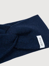 Headband Nadia Navy Blue Woman | Rifò