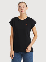 Visby Croissant Embroidered T-shirt | DEDICATED