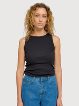 Canotta Basic Donna Nera | Mazine