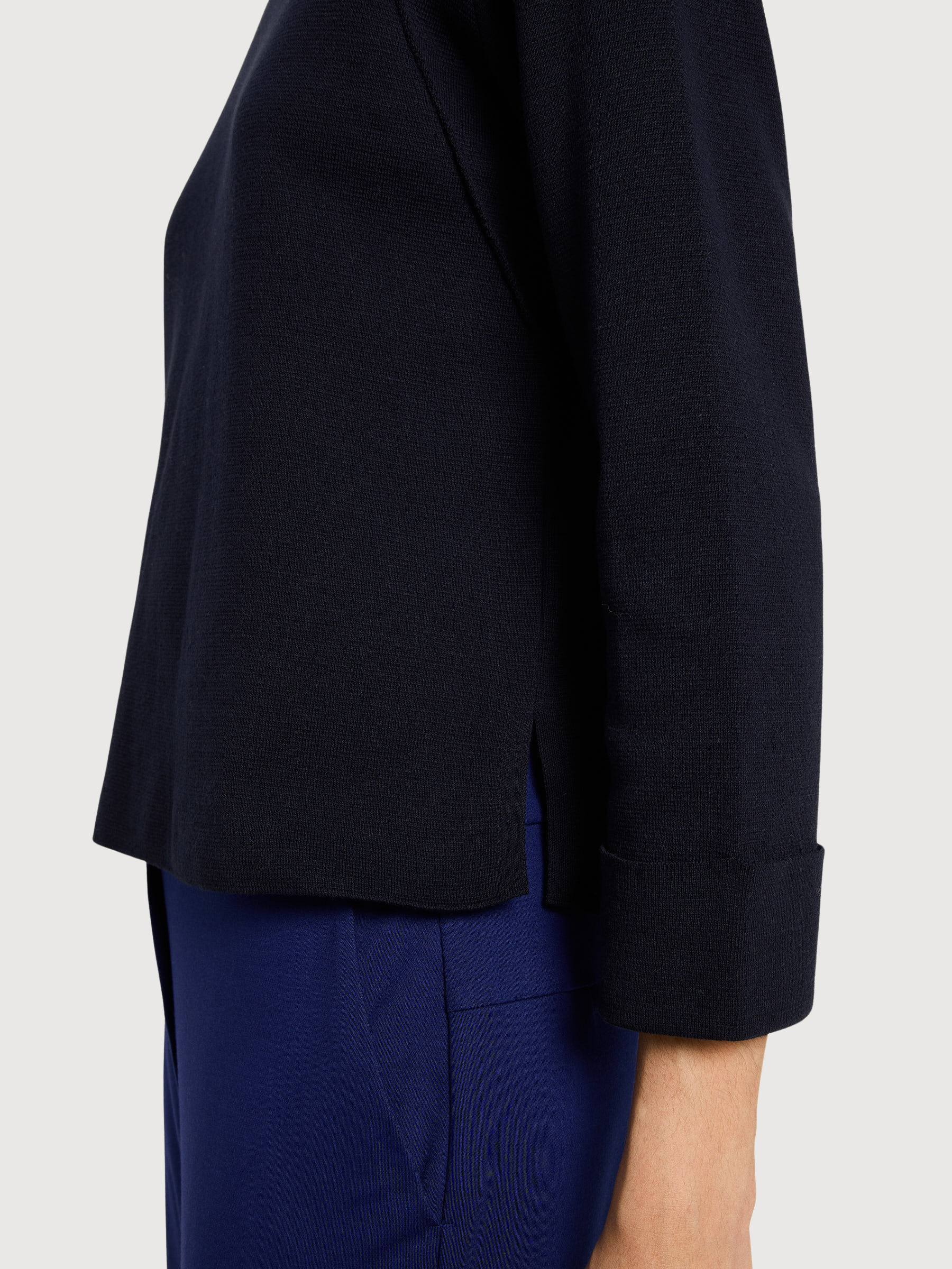 Pullover Milano Dunkelblau Damen Baumwolle | Lanius