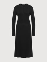 Strickkleid Black Woman Longsleeve Dress | Lanius