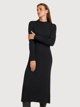 Strickkleid Black Woman Longsleeve Dress | Lanius