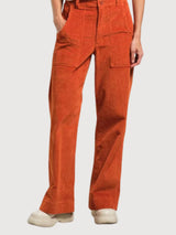Arbeitsbekleidung Hosen Vara Cordoroy Orange | Dedicated
