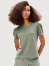 Alejandraa T-Shirt Green | Armendangels
