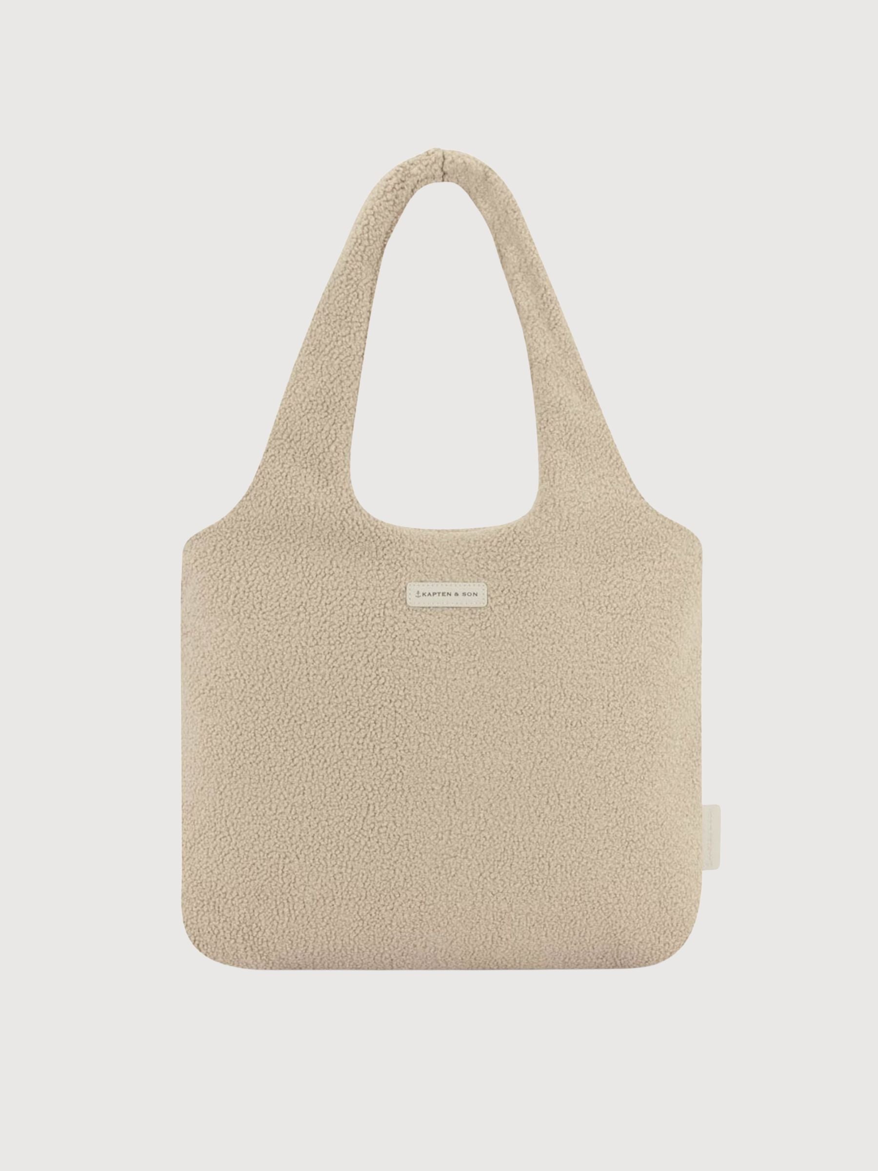 Shopper Skara Cloud Fleece Beige | Kapten & Son