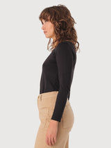 Longsleeve Zur-7 Black Woman | Skfk