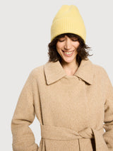 Cap Yellow Virgin Wool and Cashmere | LANIUS
