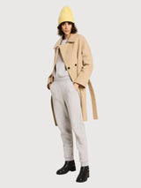 Cap Yellow Virgin Wool and Cashmere | LANIUS