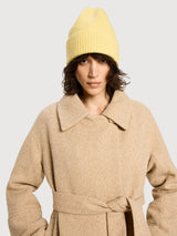 Cap Yellow Virgin Wool and Cashmere | LANIUS