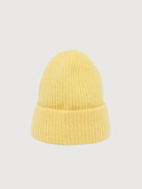 Cap Yellow Virgin Wool and Cashmere | LANIUS