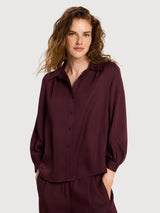 Blouse Tencel Red Woman | Lanius
