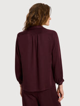 Blouse Tencel Red Woman | Lanius