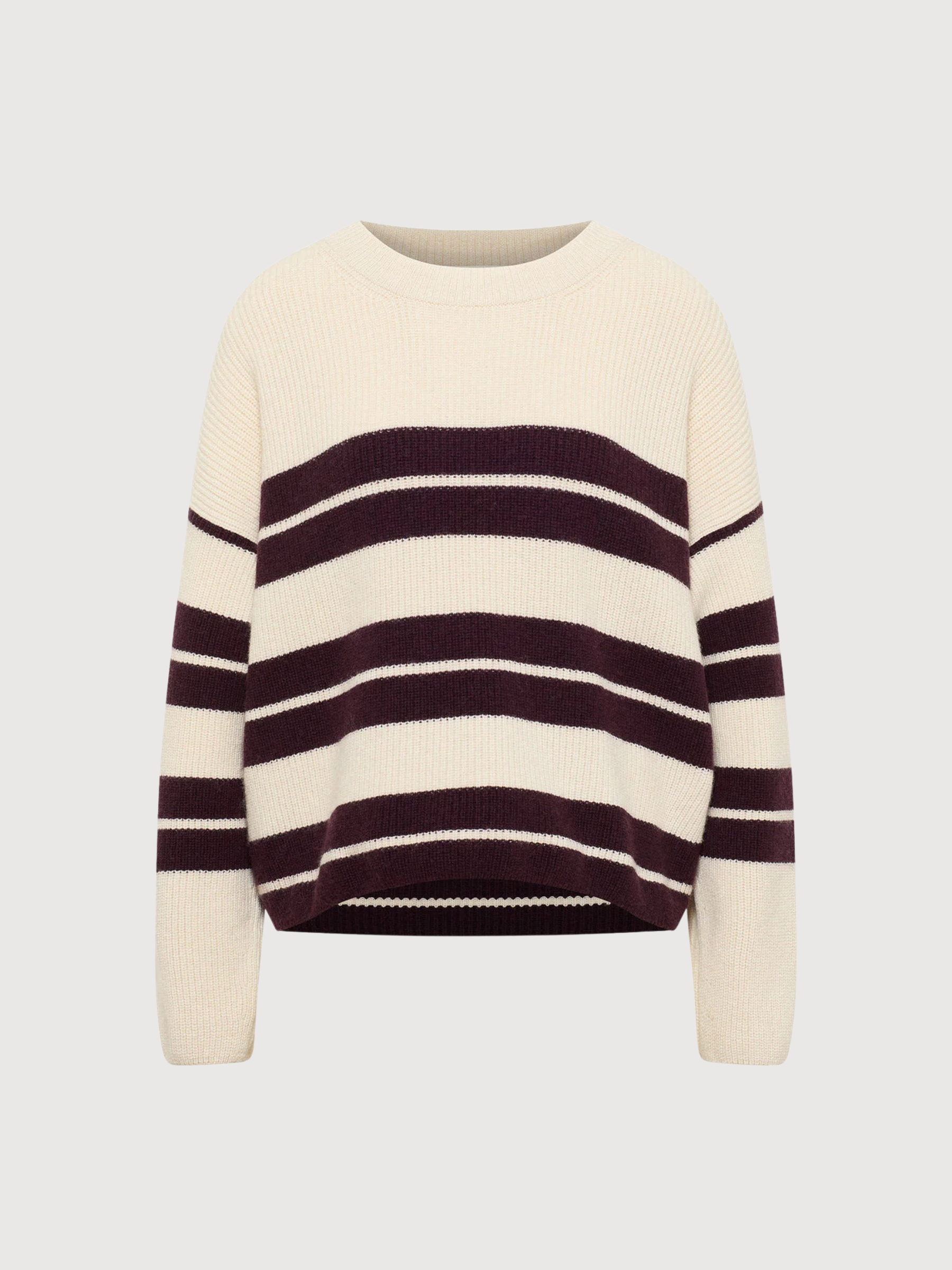 Pullover gestreift dunkelrot Damen | LANIUS