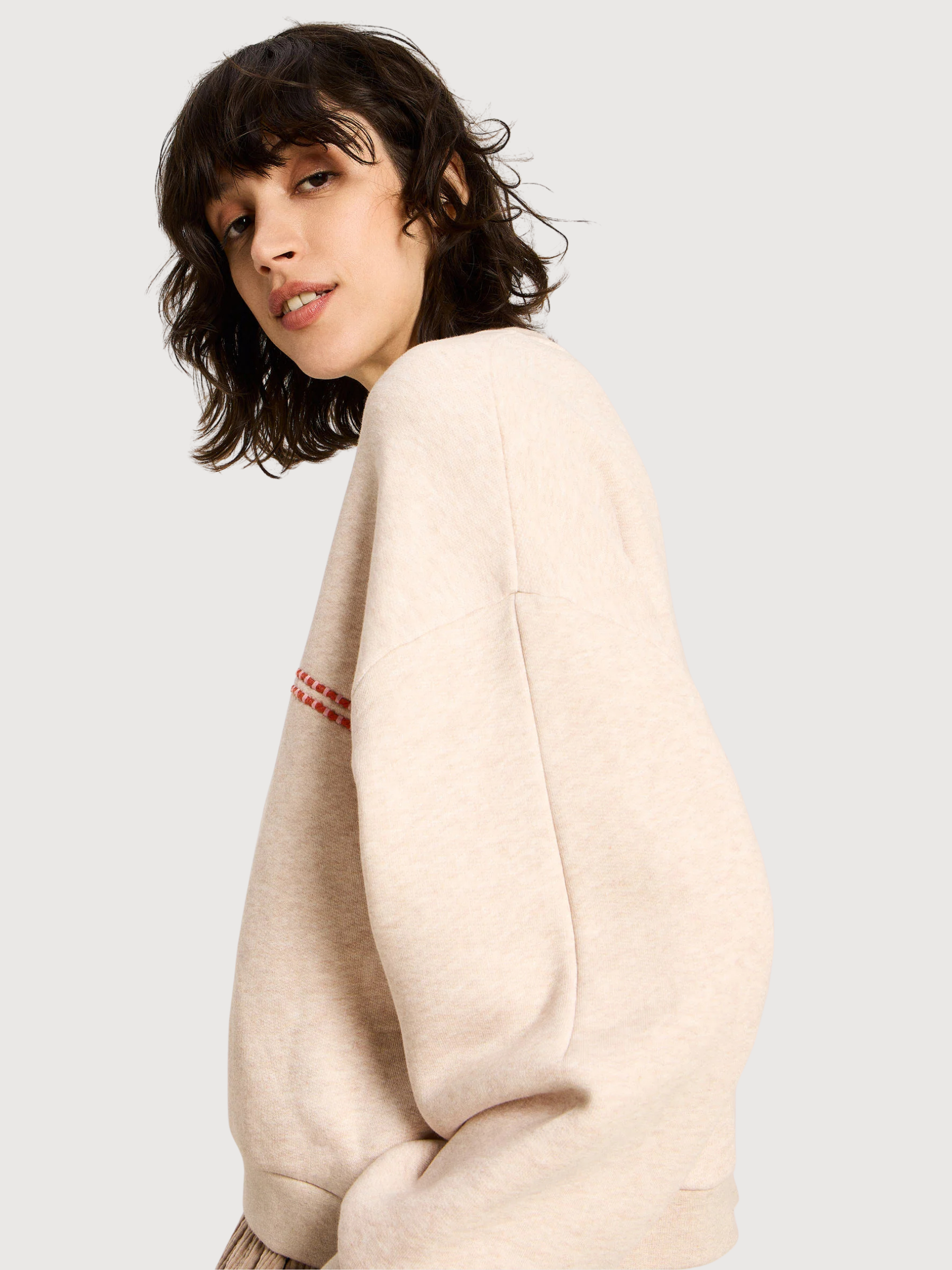 Sweatshirt Statement Beige Damen | LANIUS