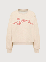 Sweatshirt Statement Beige Damen | LANIUS