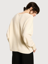 Pullover Batwing Weiß Damen | Lanius