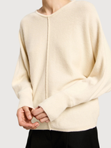 Pullover Batwing Weiß Damen | Lanius