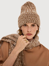 Beanie Knitted Brown Unisex | Lanius