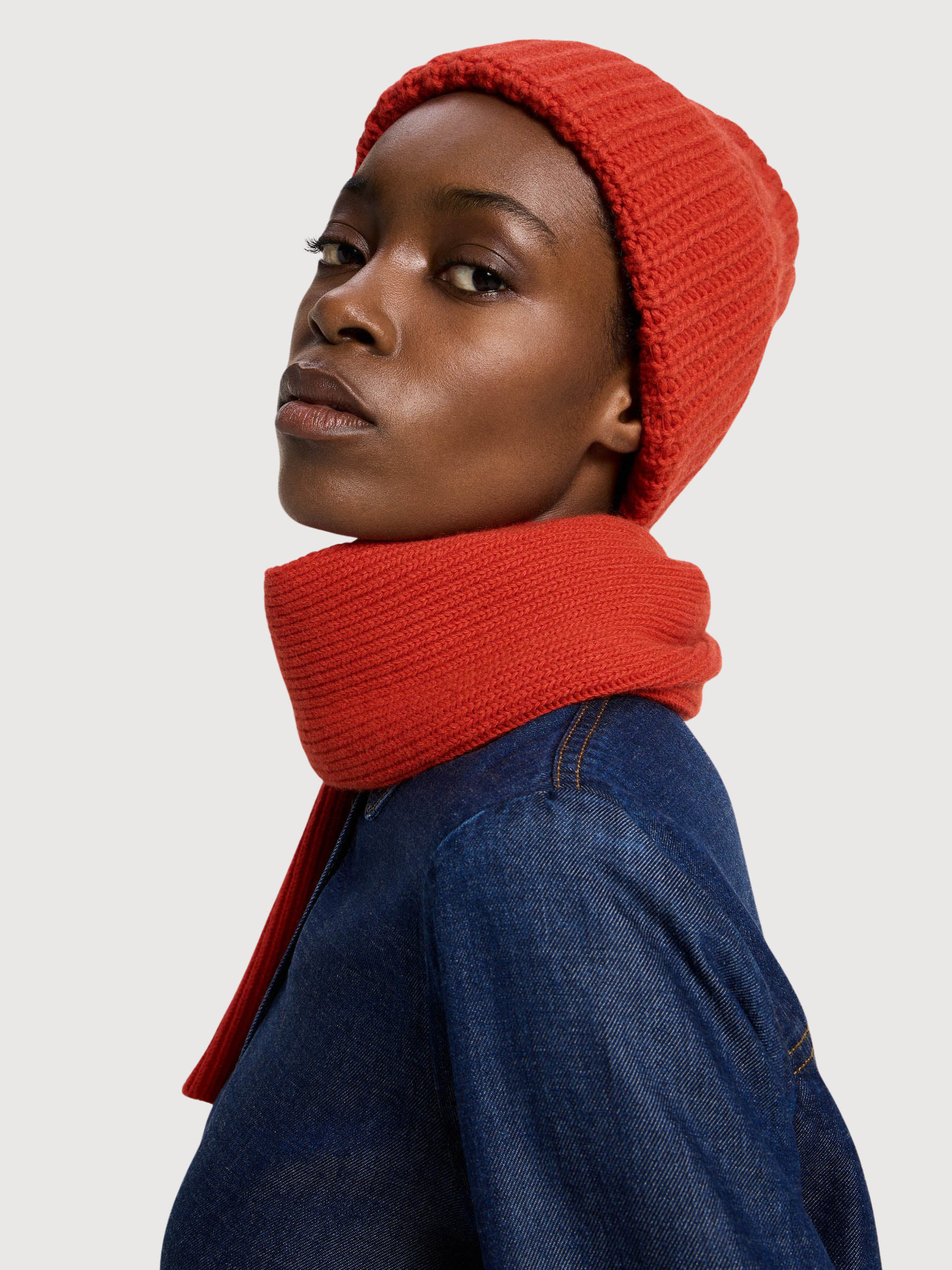 Strickmütze GOTS Red Alert | LANIUS