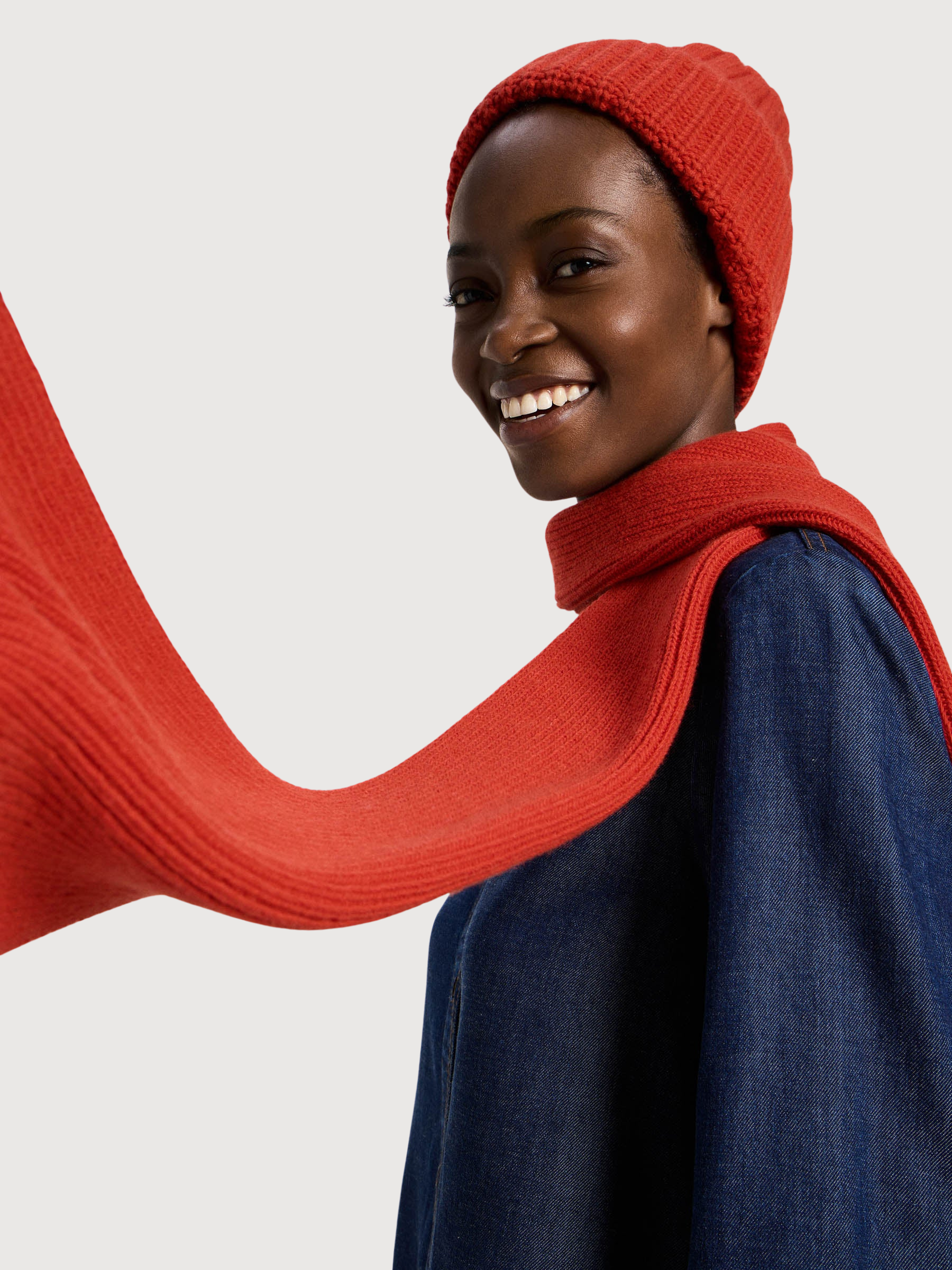 Strickmütze GOTS Red Alert | LANIUS