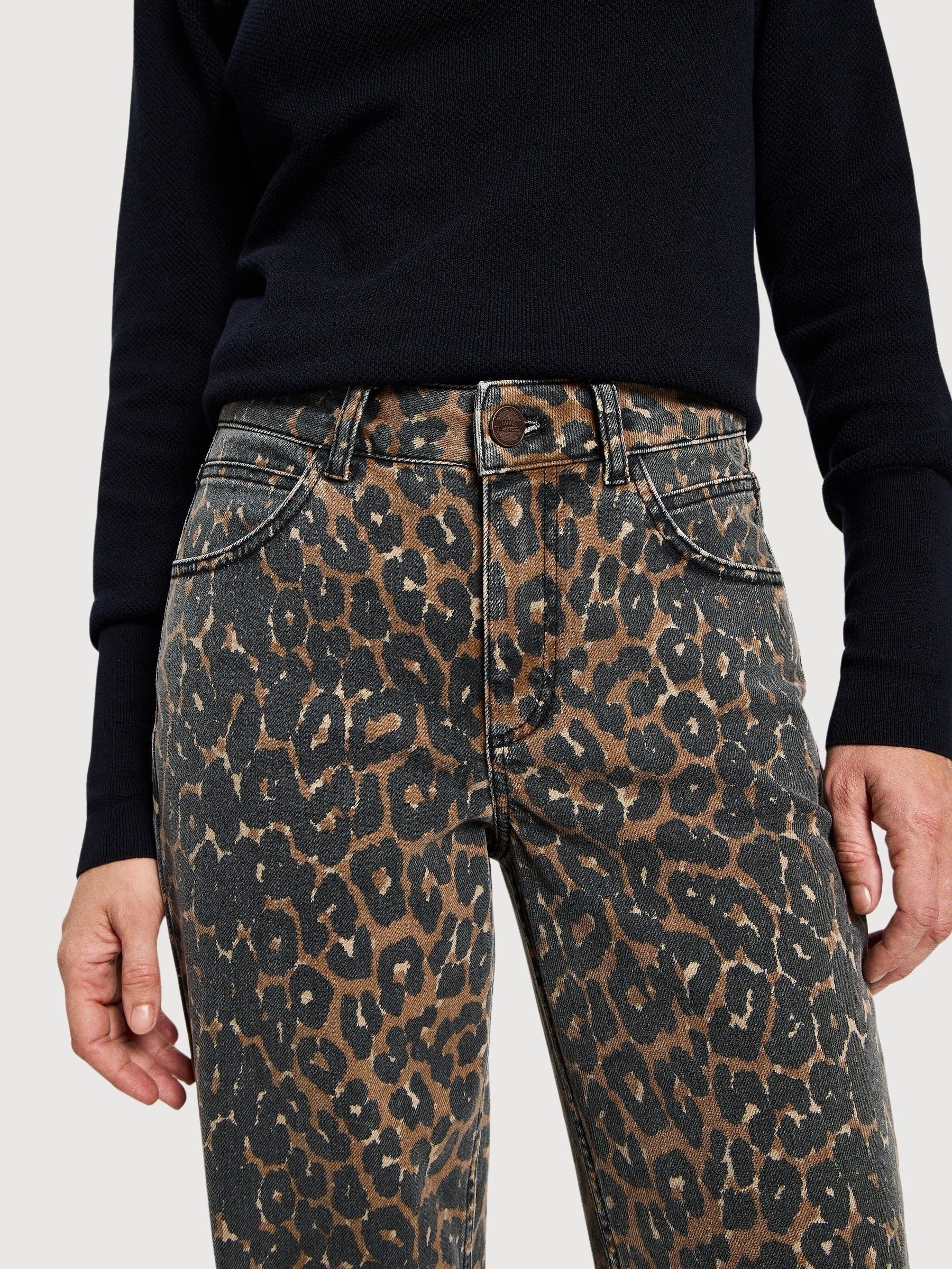 Jeans Relaxed Multicolor Woman Cotton | Lanius