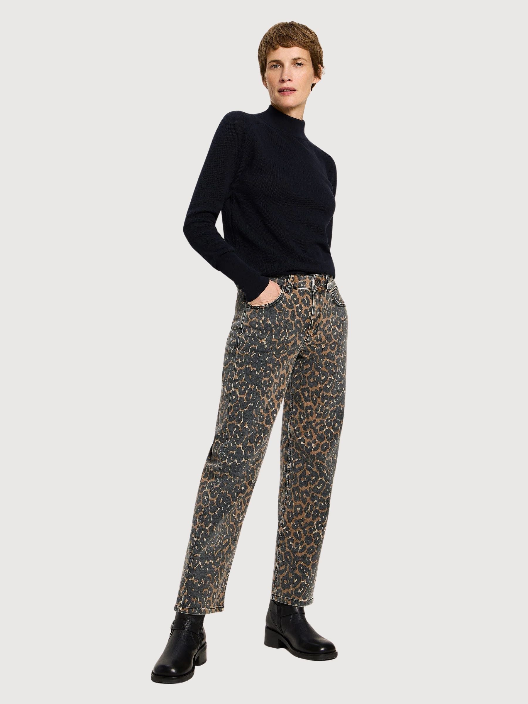 Jeans Relaxed Multicolor Woman Cotton | Lanius