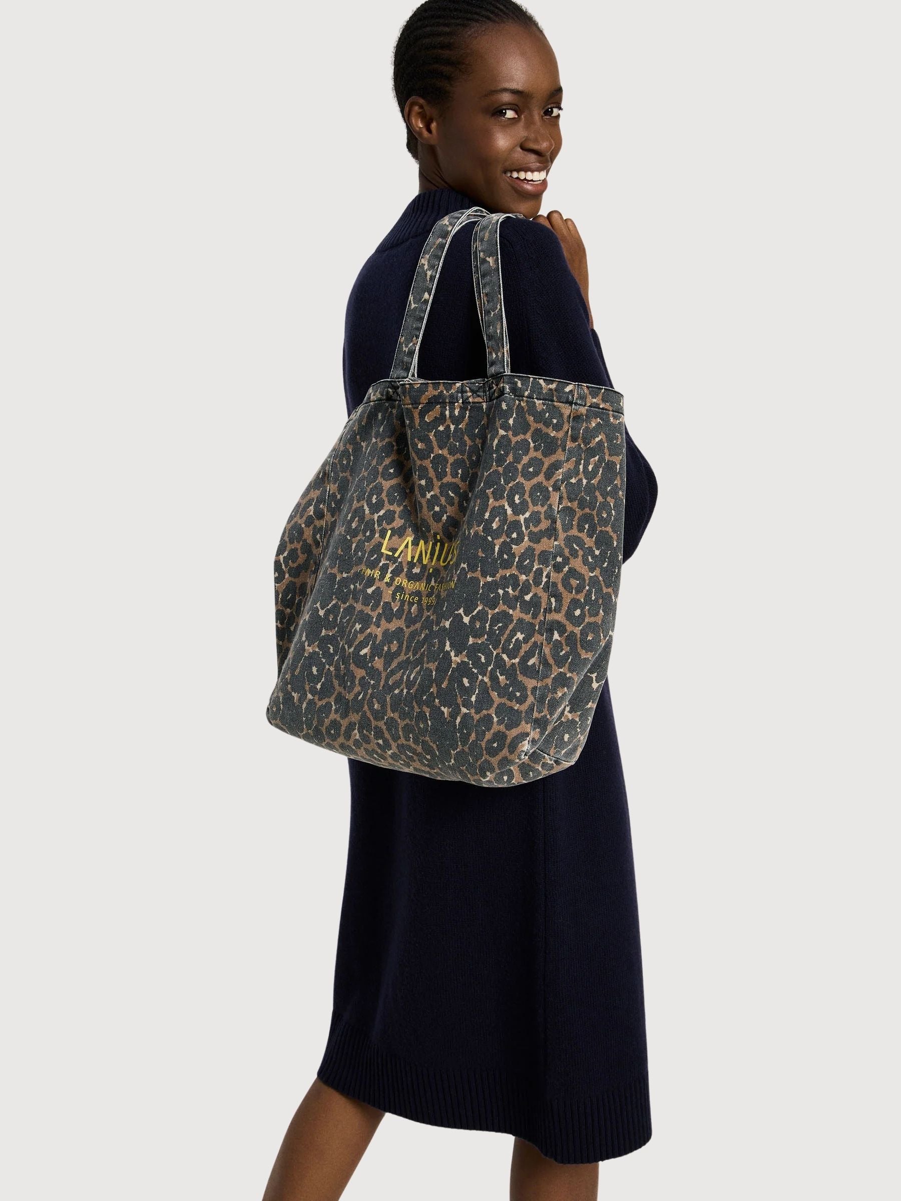 Tasche Print Leo Baumwolle | Lanius