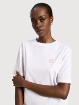 Shirt Statement White Woman Cotton | Lanius