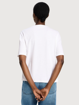 Shirt Statement White Woman Cotton | Lanius