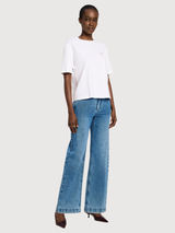 Shirt Statement White Woman Cotton | Lanius