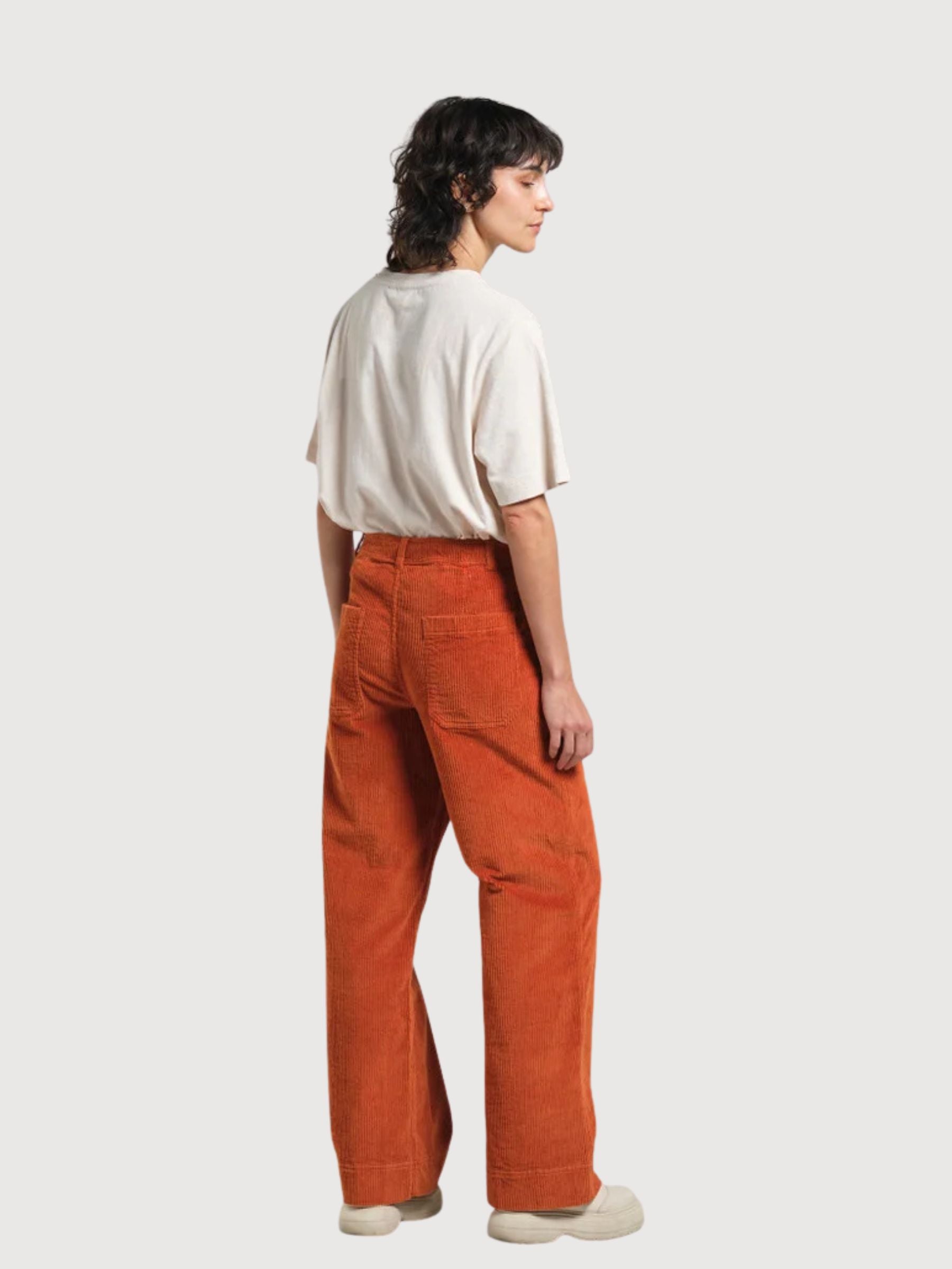 Arbeitsbekleidung Hosen Vara Cordoroy Orange | Dedicated