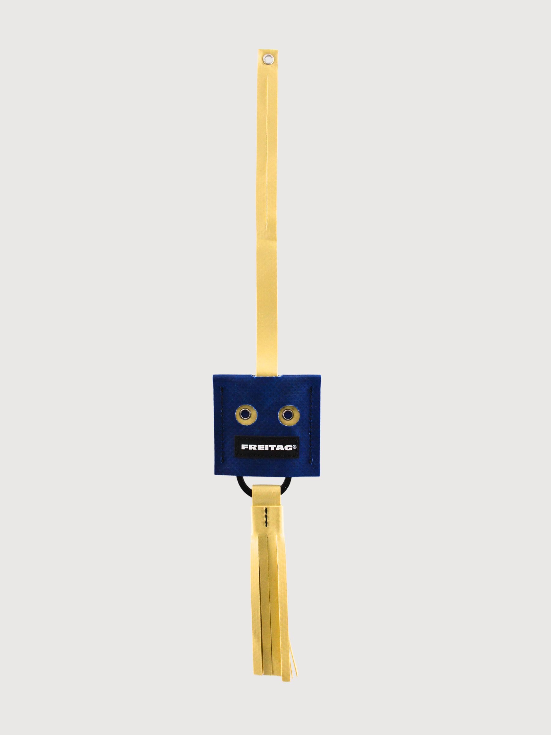 Charm & Key Holder F212 Face Blue/Yellow | Freitag