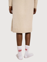 Socks Love White Unisex Cotton | Lanius