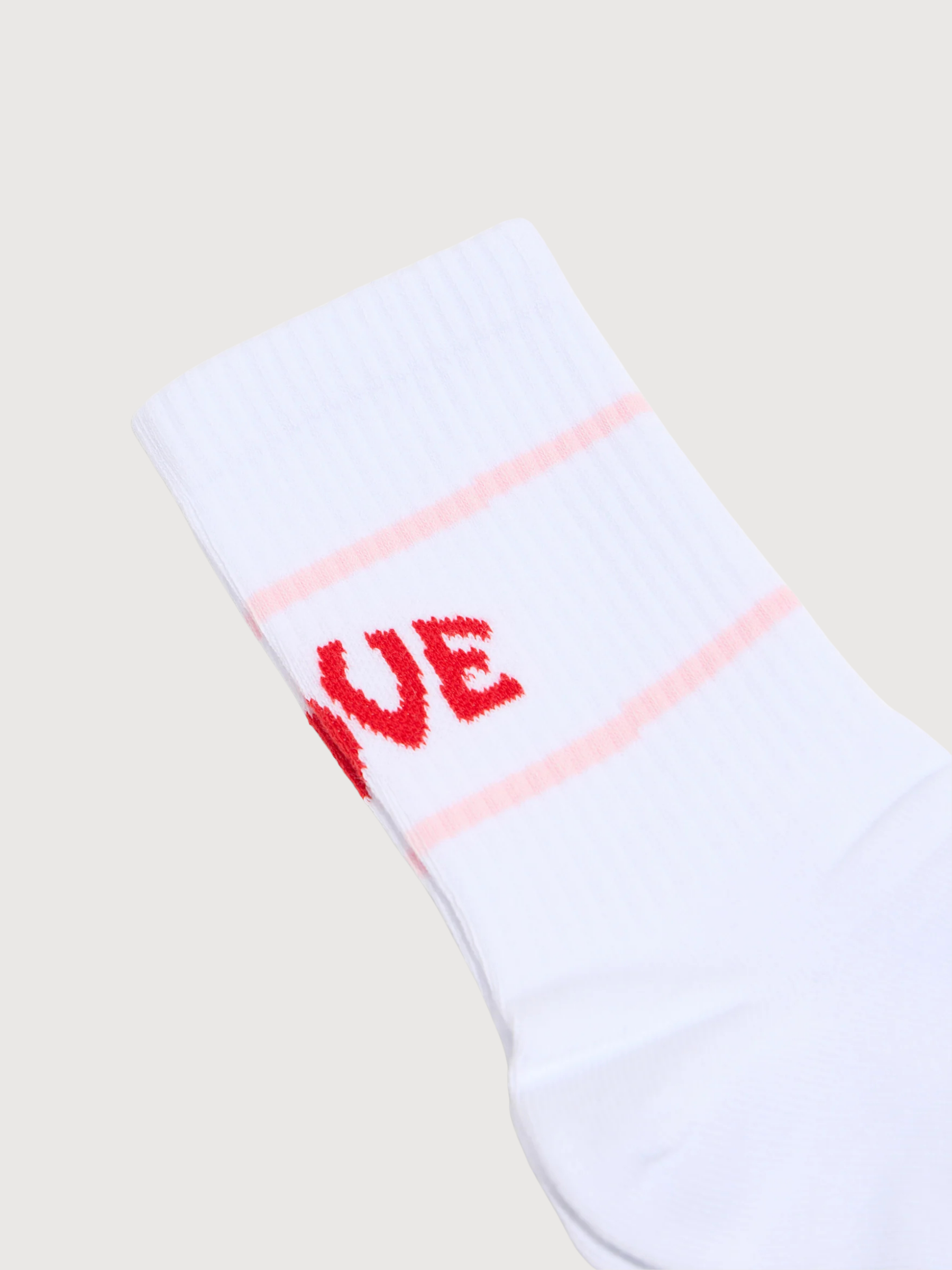 Socken Liebe Weiß Unisex Baumwolle | Lanius