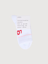 Socks Love White Unisex Cotton | Lanius