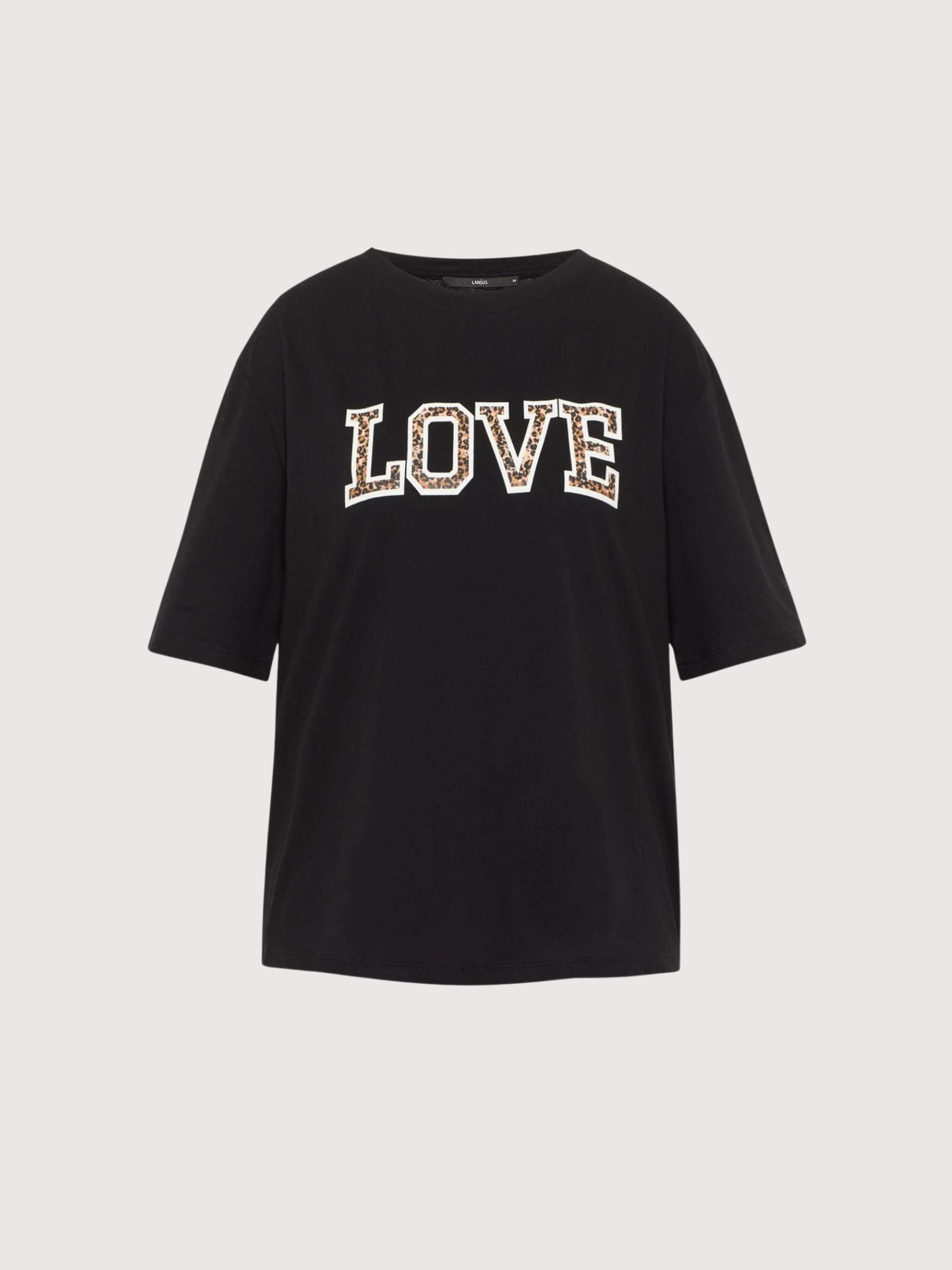 Shirt Love Schwarze Frau Gots Baumwolle | Lanius