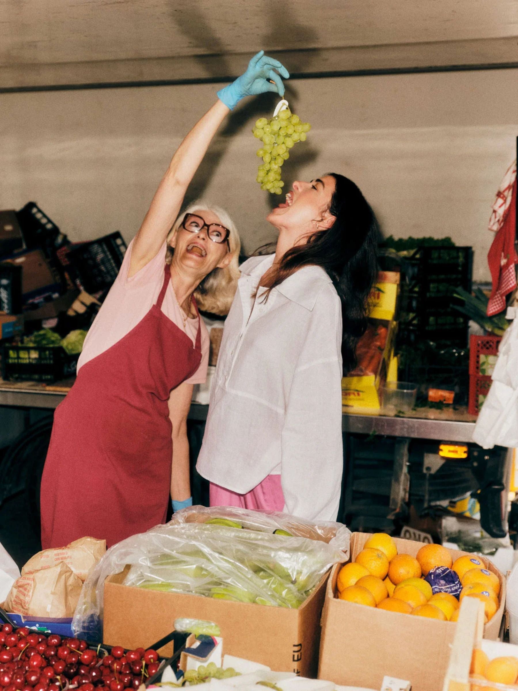 Blouse Oversized White Gots Linen | Lanius