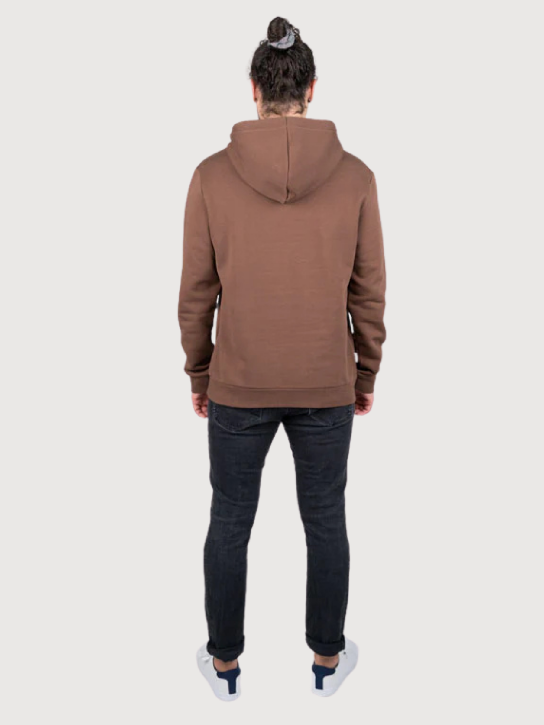 Tree Relaxed Brown Organic Cotton Hoodie | NIKIN