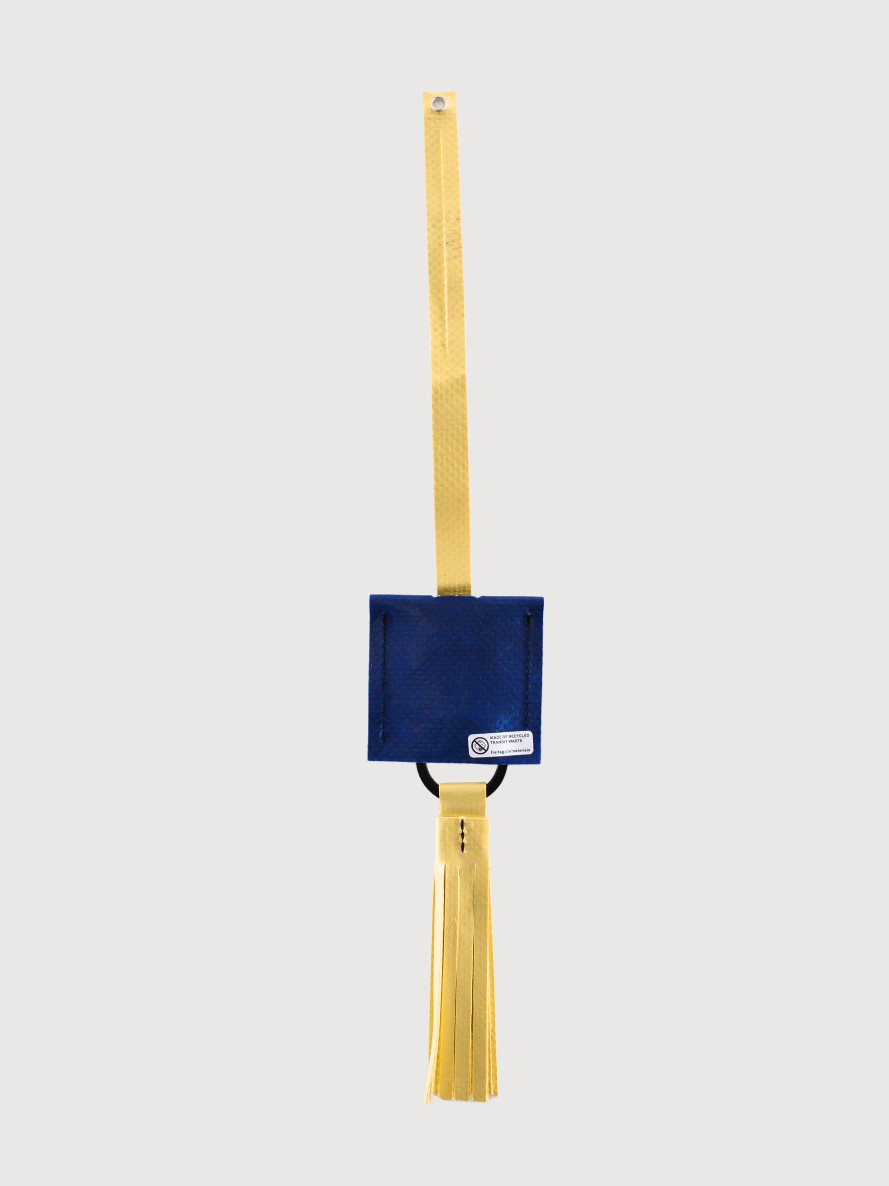 Charm & Key Holder F212 Face Blue/Yellow | Freitag