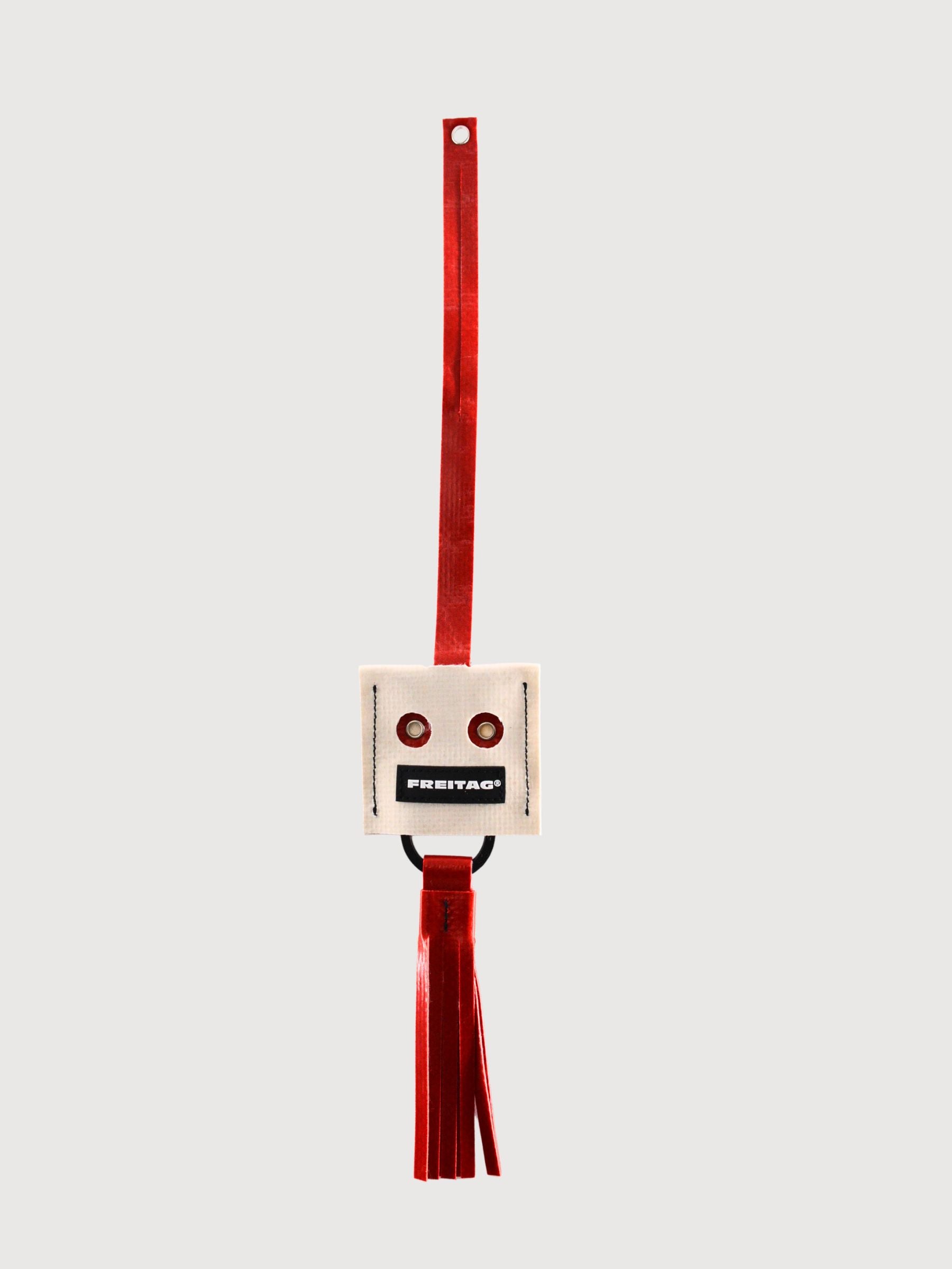 Charm & Key Holder F212 Face Red/White | Freitag
