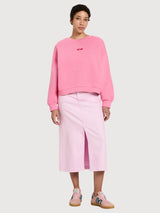 Sweatshirt Statement Woman Bright Orchid | Lanius