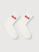 Socks Statement Off White Gots Cotton | Lanius