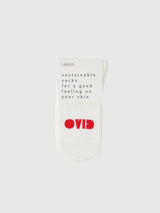 Socks Statement Off White Gots Cotton | Lanius