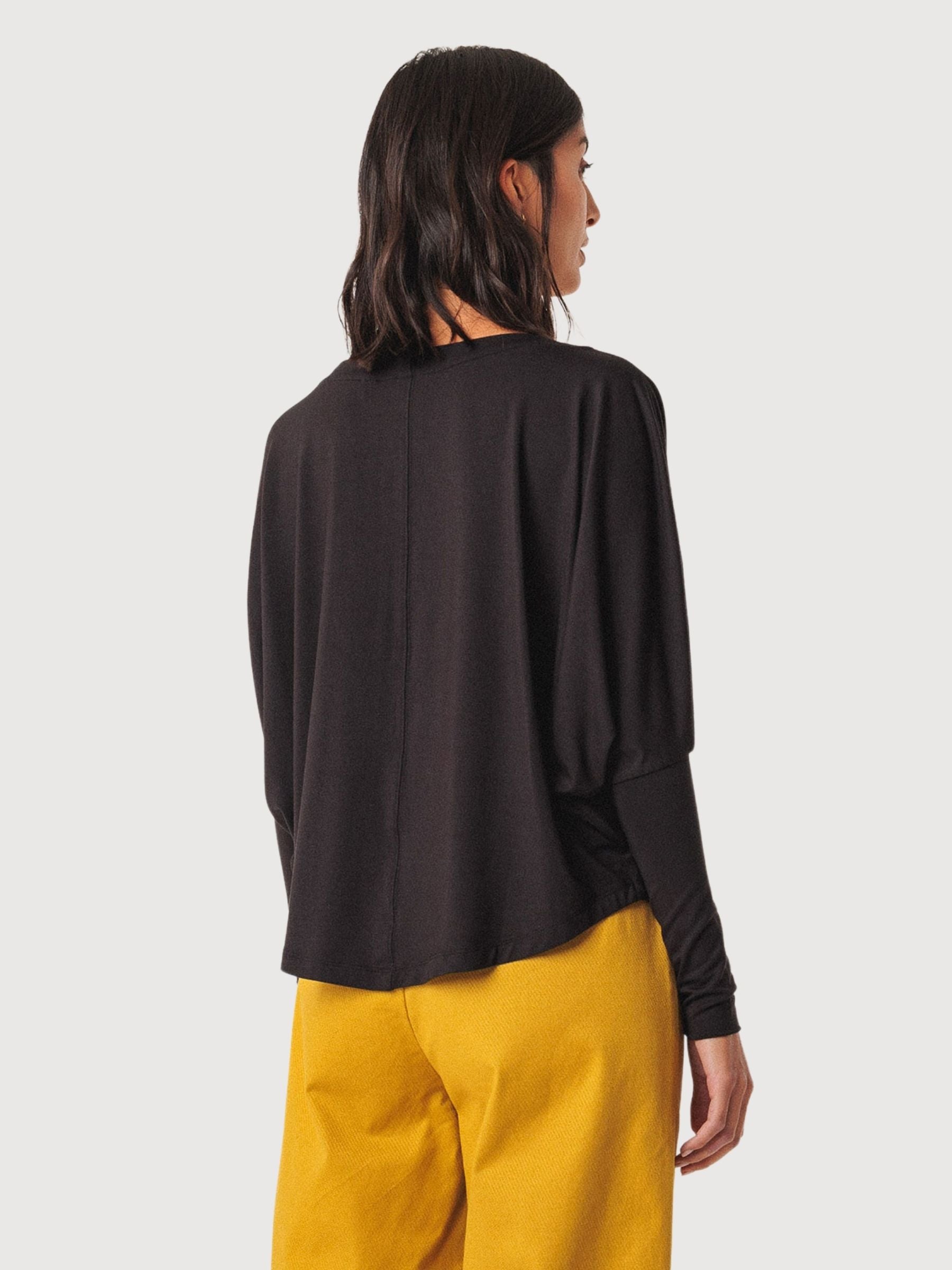 Longsleeve Zur-8 Black Woman | Skfk