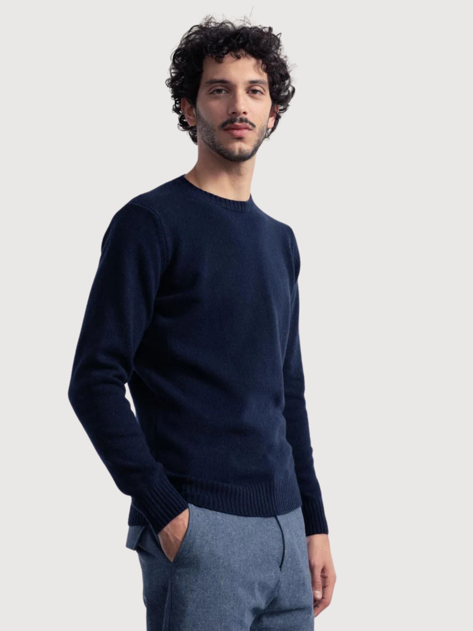 Pullover Romeo Blu Cashmere recycelt | Rifo