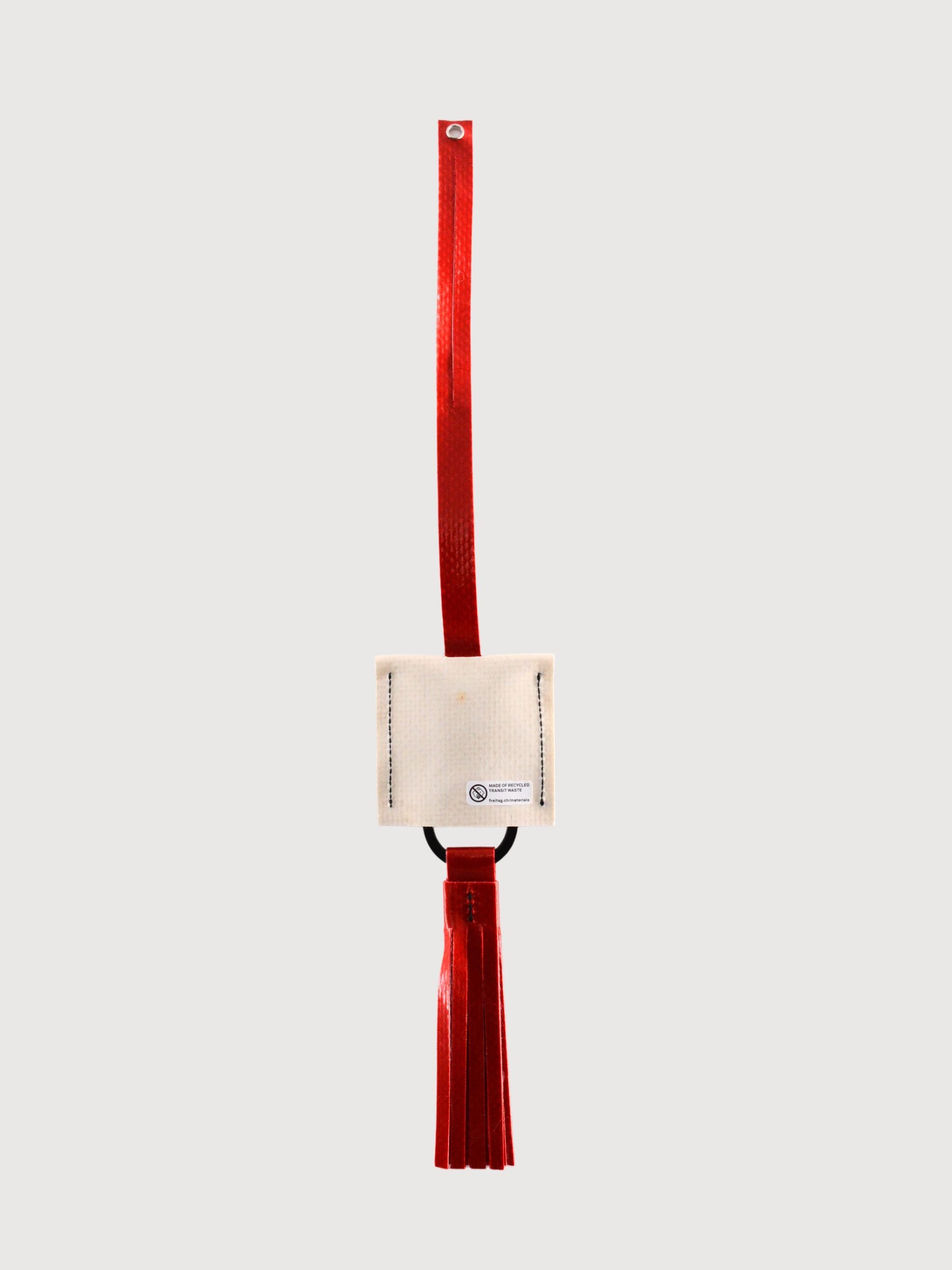 Charm & Key Holder F212 Face Red/White | Freitag