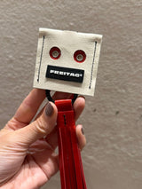 Charm & Key Holder F212 Face Red/White | Freitag