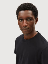 Mid Weight T-Shirt Maarkos Black | Armedangels