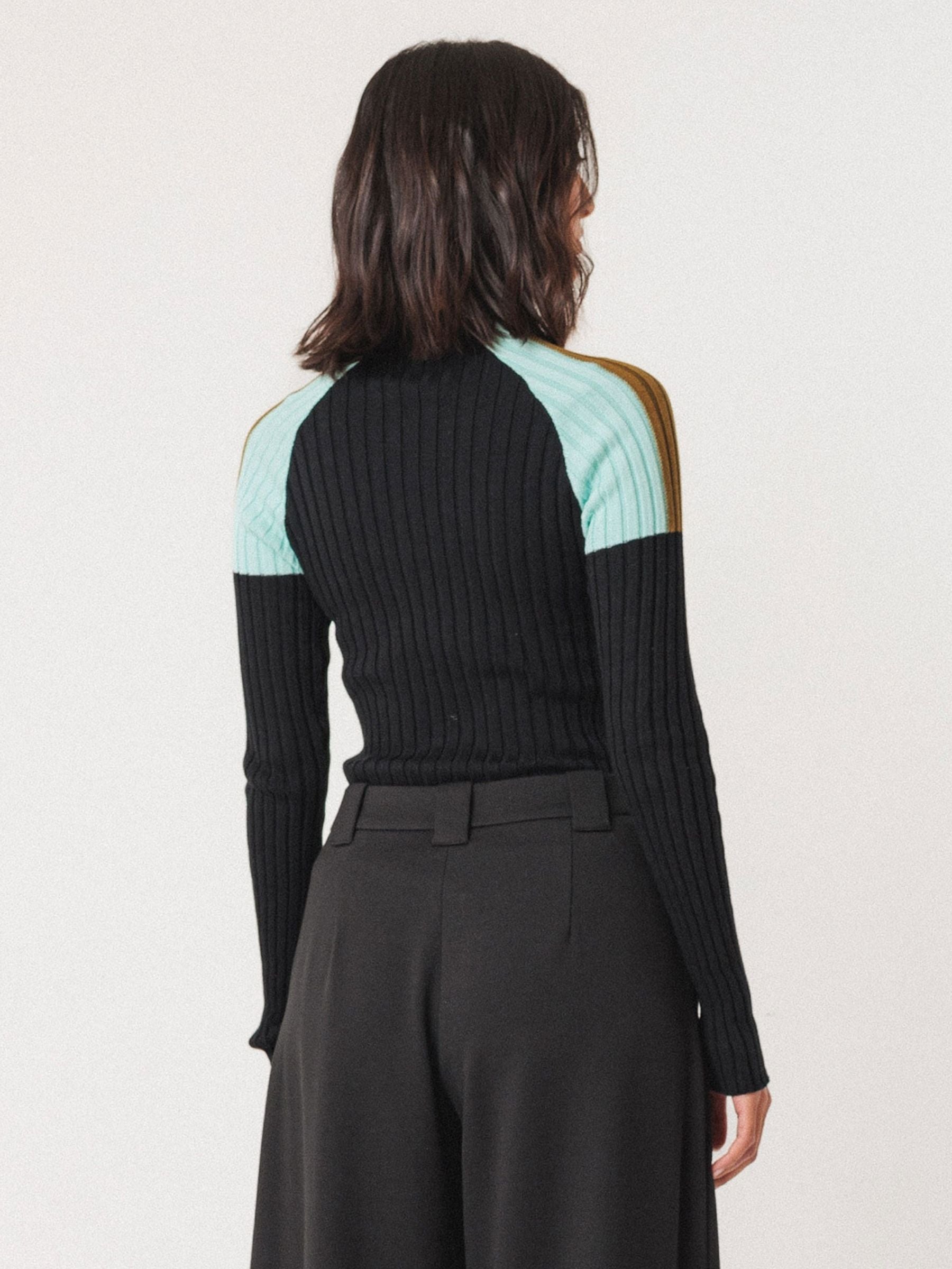 Pullover Maritza Schwarz Gots Baumwolle Damen | Skfk